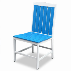 SOF Mediterranean Style Outdoor Aluminum Alloy Dining Chair for Culinary Gatherings