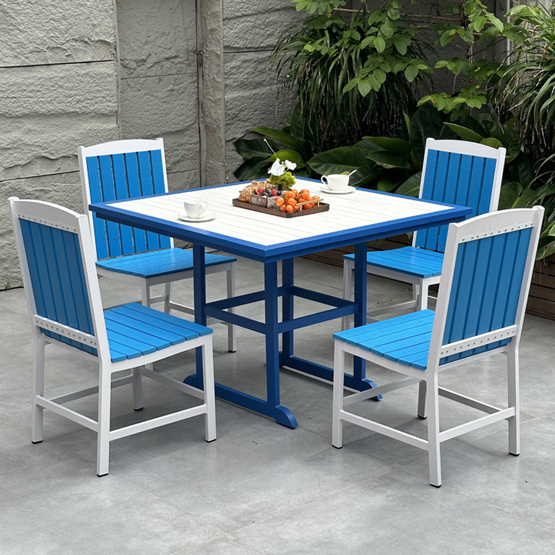 SOF Mediterranean Style Outdoor Aluminum Dining Table: Stylish and Durable for Every Outdoor Occasion Made in China