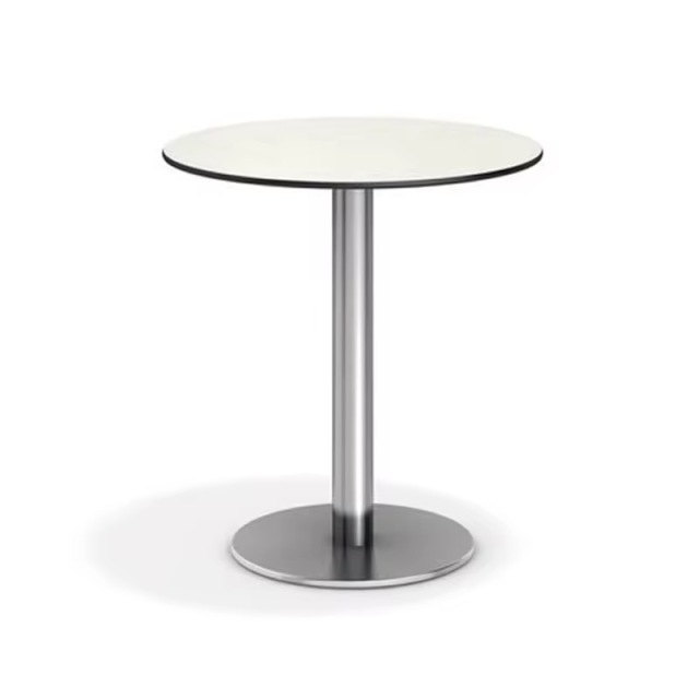 SOF Restaurant  Indoor/Outdoor Round Dining Table for 4 with Stainless Steel Legs Made in China