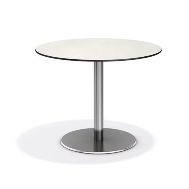 SOF Restaurant  Indoor/Outdoor Round Dining Table for 4 with Stainless Steel Legs Made in China