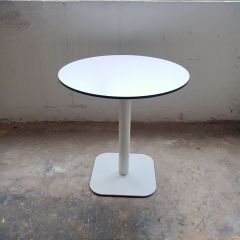 SOF Restaurant  Indoor/Outdoor Round Dining Table for 4 with Stainless Steel Legs Made in China