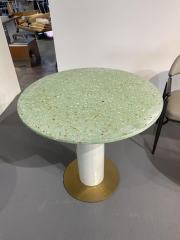 SOF Elegant Terrazzo Coffee Table for 2 with Stylish White Legs for Cafe Made in China