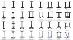 Made in China Restaurant Glossy Natural Sintered Stone Dining Table with Stainless Steel Edging and Legs SOF-T21