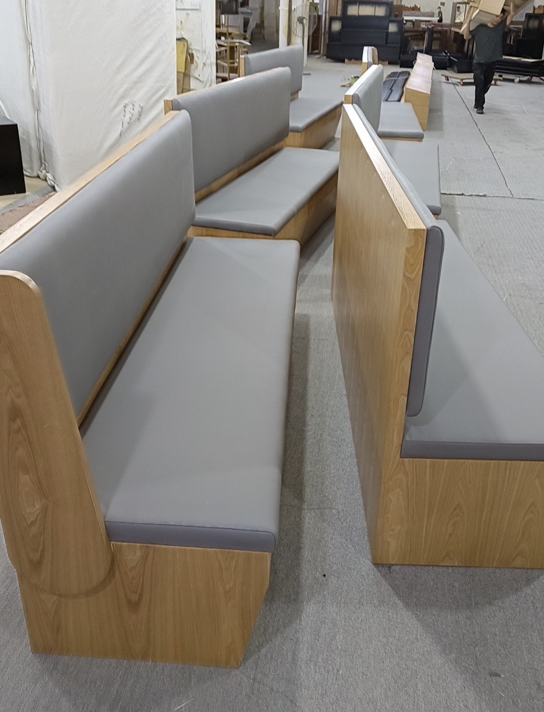 SOF Chic Customizable Dining Booth Seating for Enhanced Restaurant Ambiance Manufacturer in China