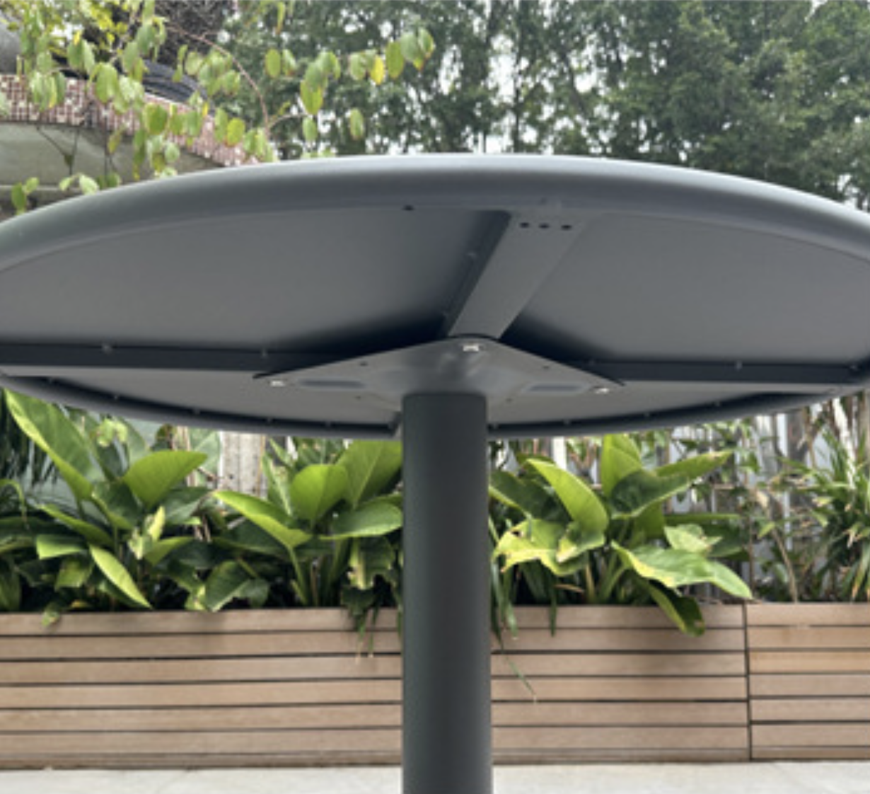 SOF Durable Aluminum Alloy Outdoor Dining Table for Four – Perfect for Gardens, Patios, and Balconies