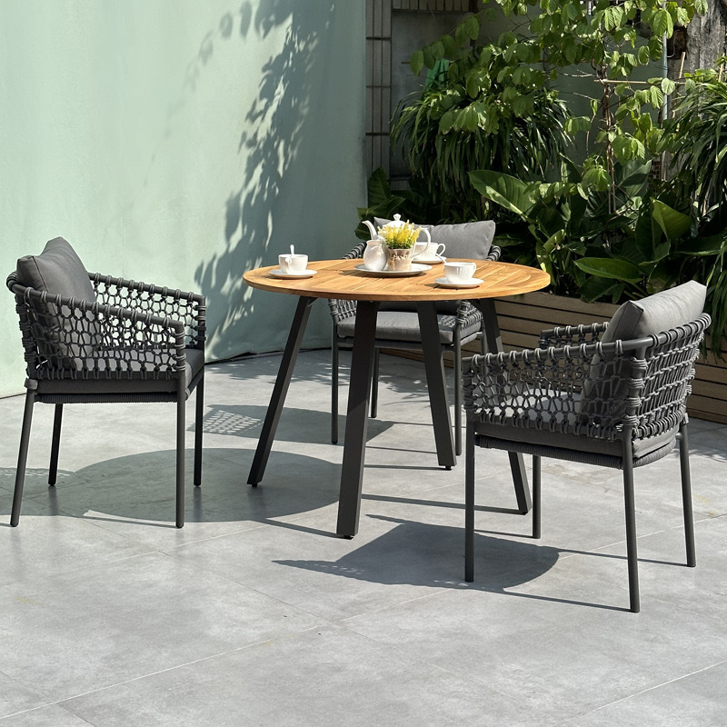 SOF Solid Teak Outdoor Dining Table - Durable, Moisture-Resistant, and Stylish