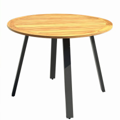SOF Solid Teak Outdoor Dining Table - Durable, Moisture-Resistant, and Stylish
