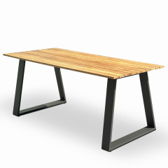 SOF Premium Solid Teak Outdoor Dining Table - Durable, Moisture-Resistant, and Elegant Design