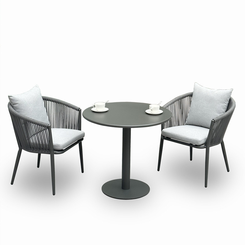SOF Outdoor Dining Set for Four - Aluminum Alloy Table and Chair Combination Made in China