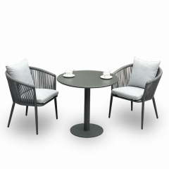SOF Outdoor Dining Set for Four - Aluminum Alloy Table and Chair Combination Made in China