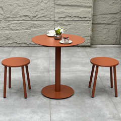 SOF Vibrant Aluminum Alloy Round Stool – Stylish & Durable Seating Solution