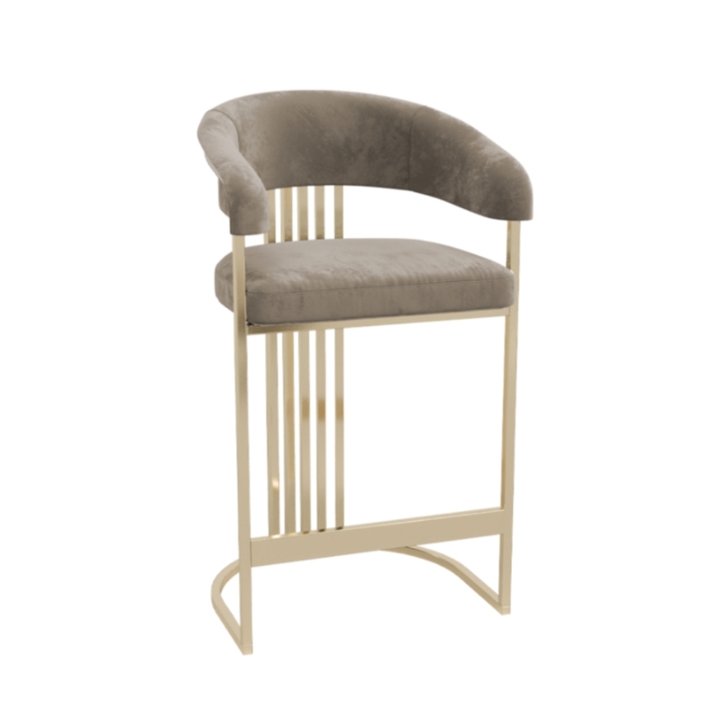 Sunrise Oreintal Furniture the Harp Stainless Steel Bar Chair