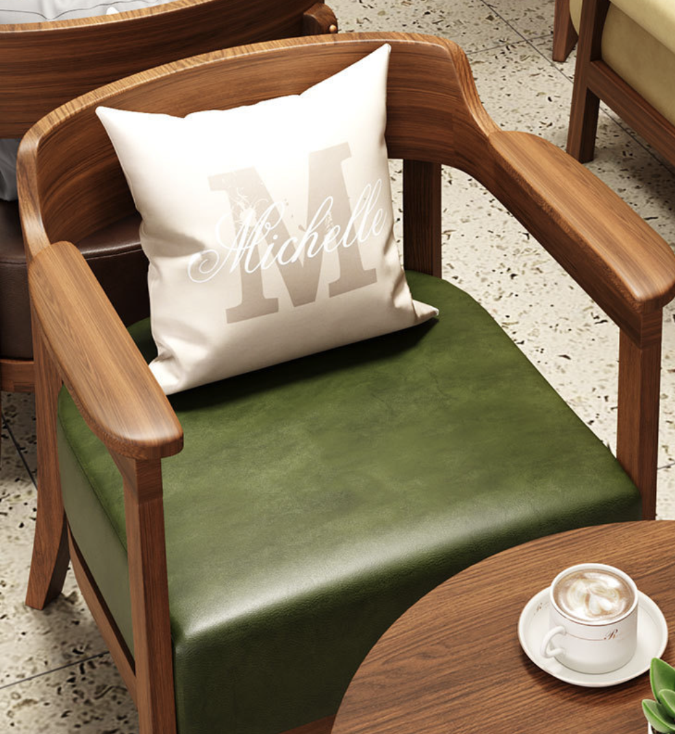 Sunrise Oriental Furniture Light Luxury Commercial Custom Restaurant Furniture Nordic Modern Commercial Wooden Fast Food Coffee Shop Chairs and Table