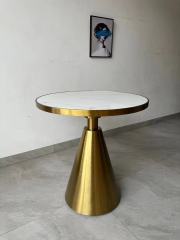 round sintered stone dining table SOF-T20