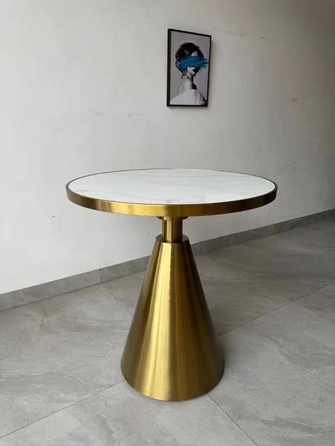 round sintered stone dining table SOF-T20