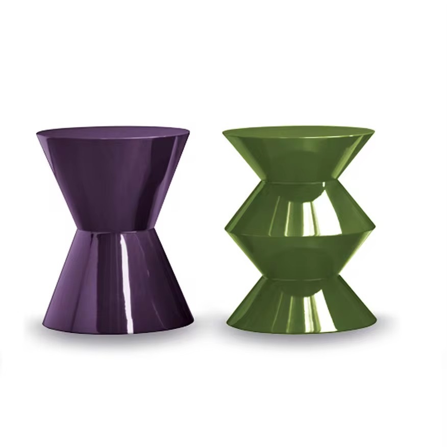 Sunrise Oriental Furniture: 2-layer hourglass-shaped stool