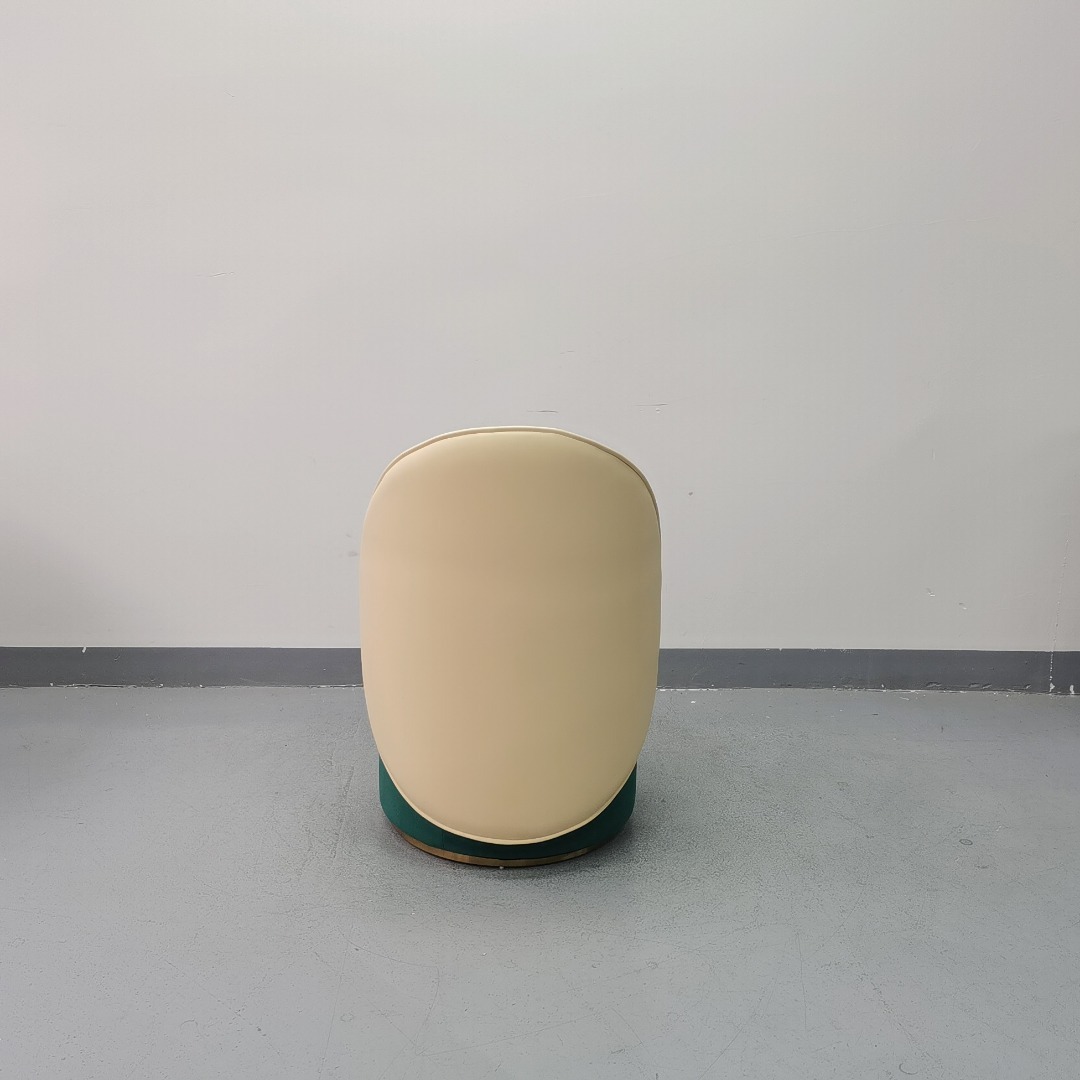 Sunrise Oriental Furniture- Scandinavian Cushioned Berjer Stool