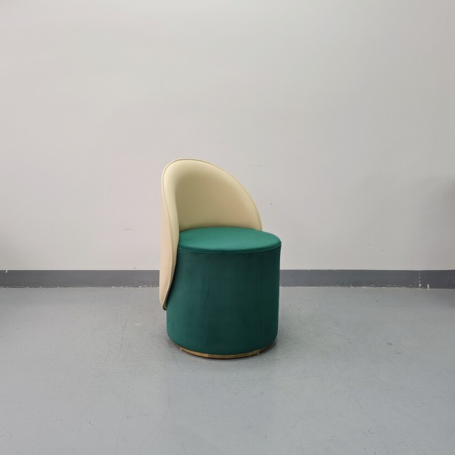 Sunrise Oriental Furniture- Scandinavian Cushioned Berjer Stool