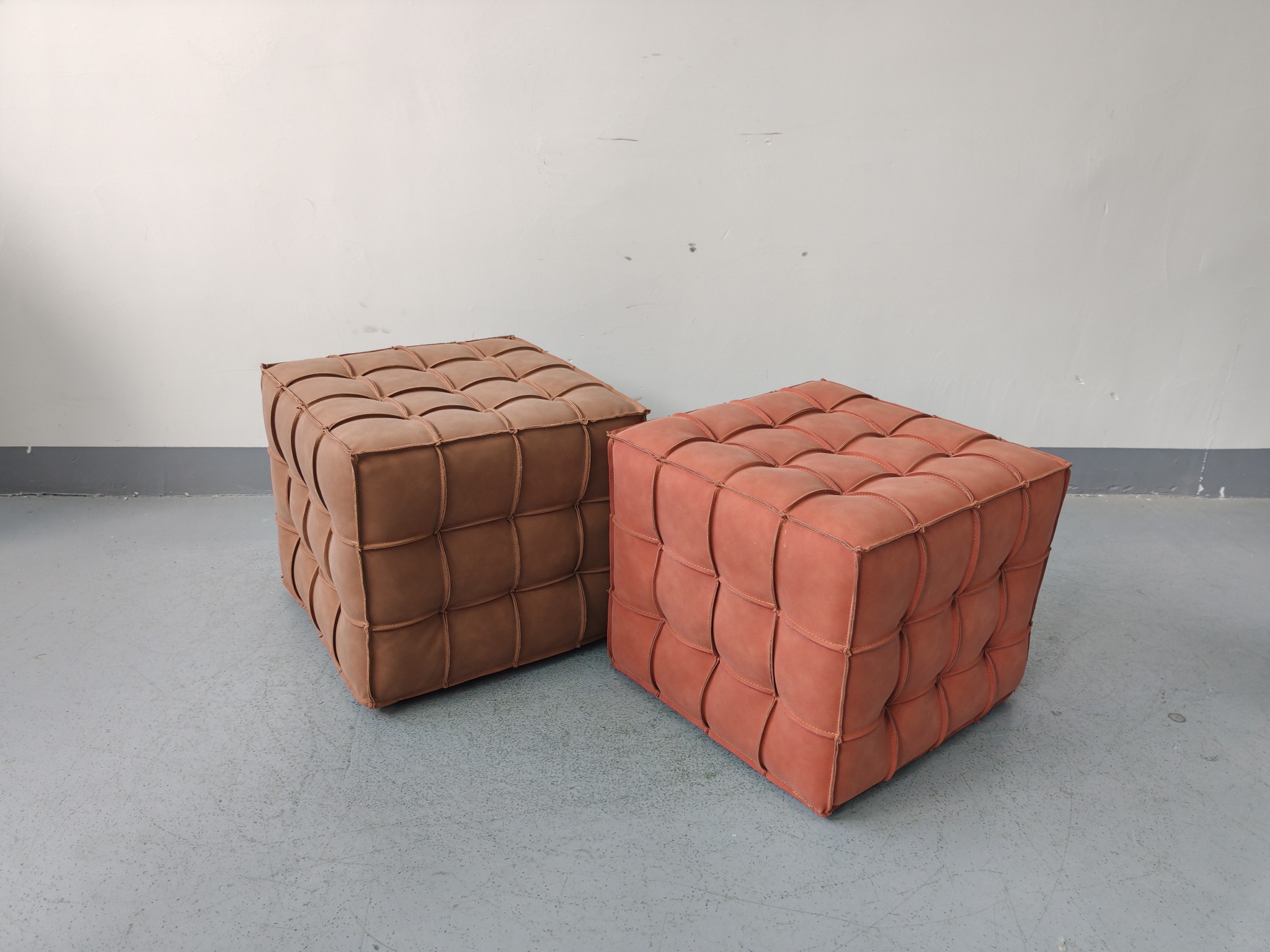 Sunrise Oriental Furniture - Toumick Modern Leather Stool