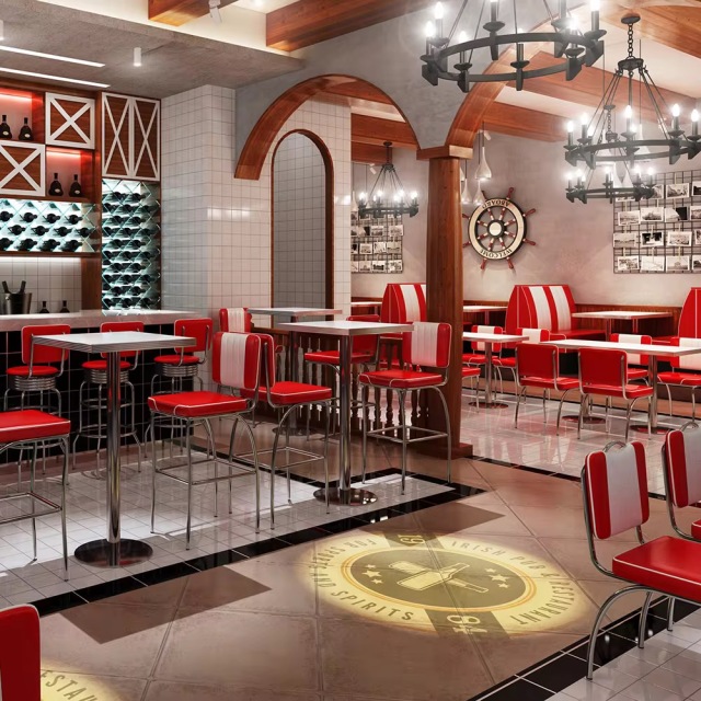 Sunrise Oriental Furniture- 1950s Diner Table and Chair Furniture