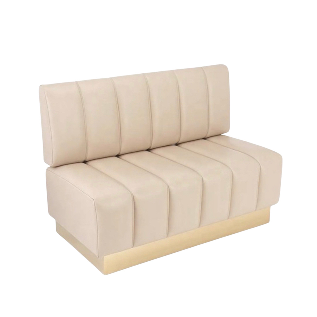 low back beige banquettes ABW-015