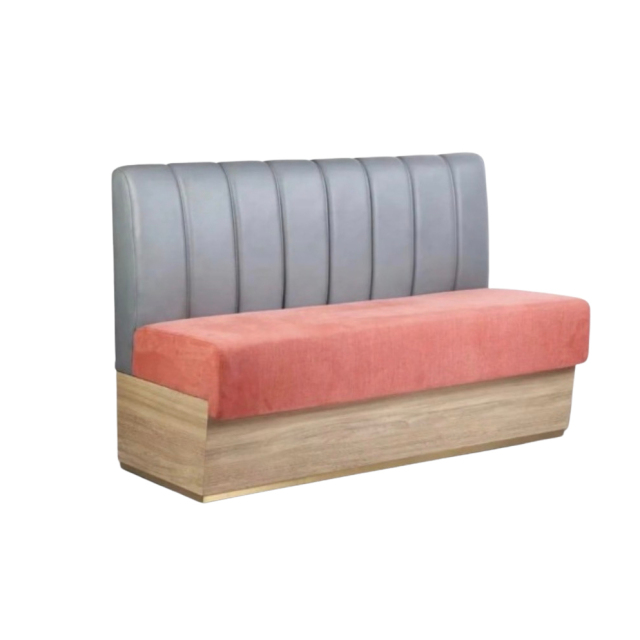 channel tufted banquette sofa ABW-007