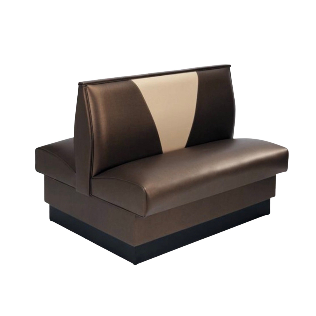 SOF 1950s American Retro Double-Sided Booth Sofa for Restaurants