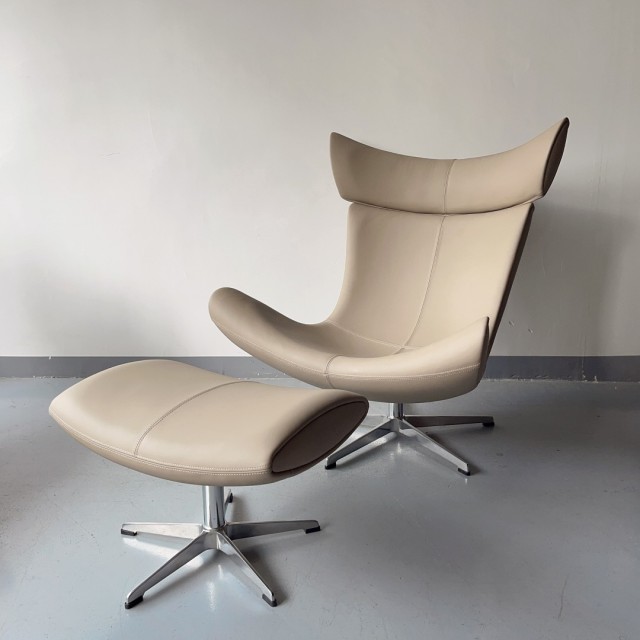 Sunrise Oriental Furniture - Luno Lounge Chair & Ottoman