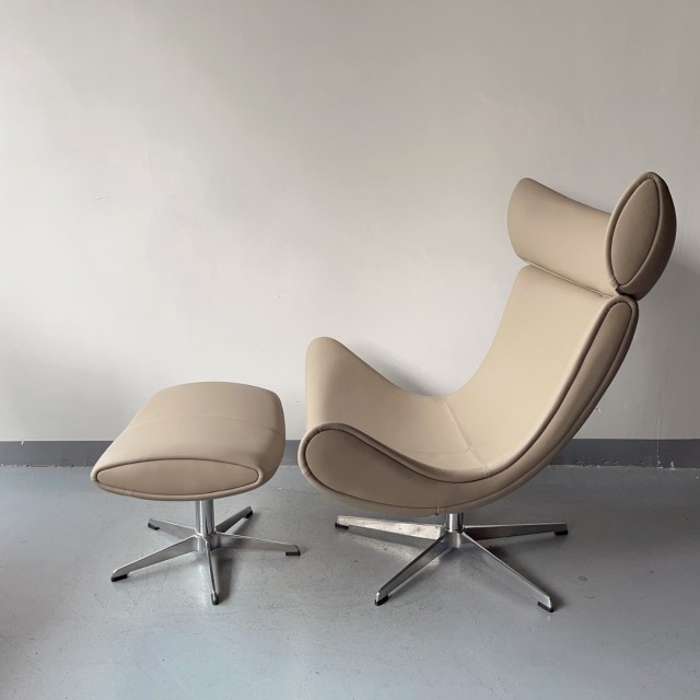 Sunrise Oriental Furniture - Luno Lounge Chair & Ottoman