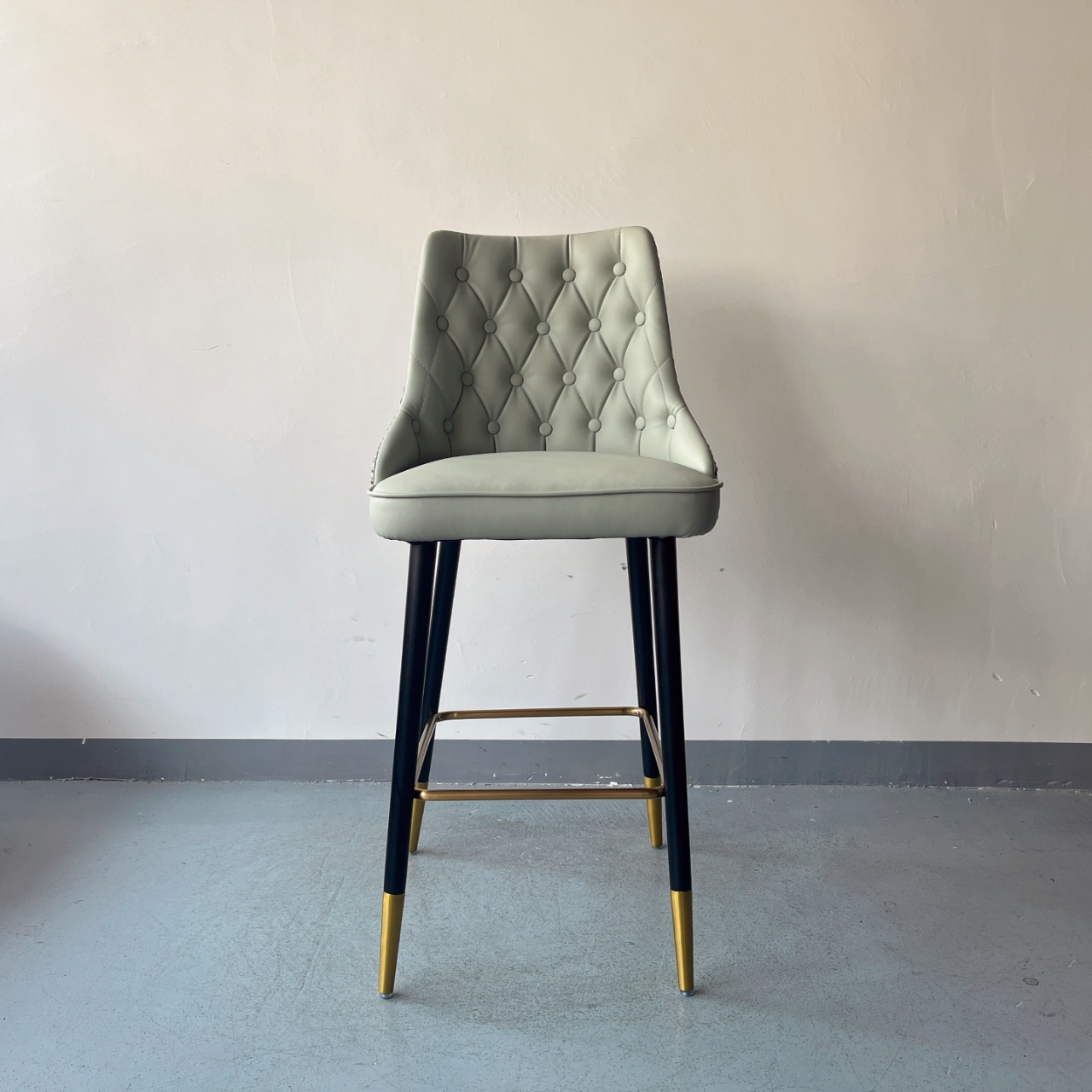 Sunrise Oriental Furniture - the Portnoy faux leather bar and counter stool