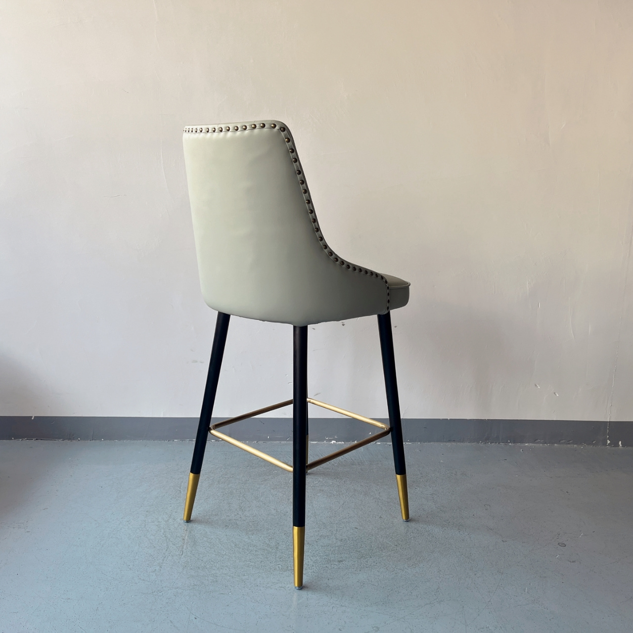 Sunrise Oriental Furniture - the Portnoy faux leather bar and counter stool