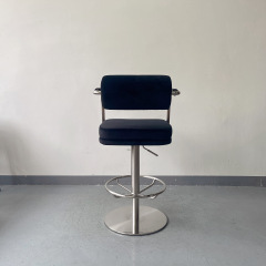 Sunrise Oriental Furniture - the Anderson Velvet Brass Counter Stool