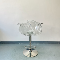 Sunrise Oriental Furniture - Ella Stool Green Blue / Ruthenium Base