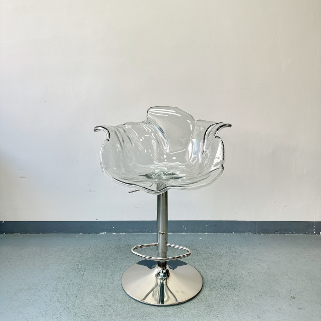Sunrise Oriental Furniture - Ella Stool Green Blue / Ruthenium Base