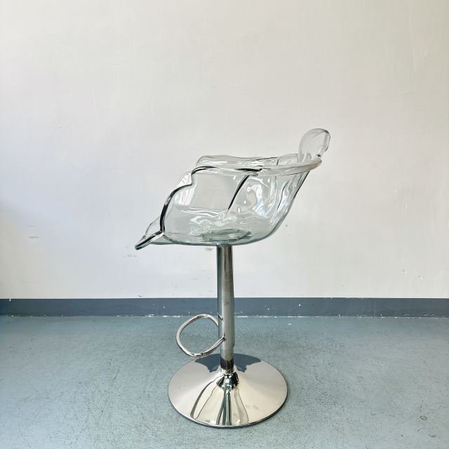 Sunrise Oriental Furniture - Ella Stool Green Blue / Ruthenium Base