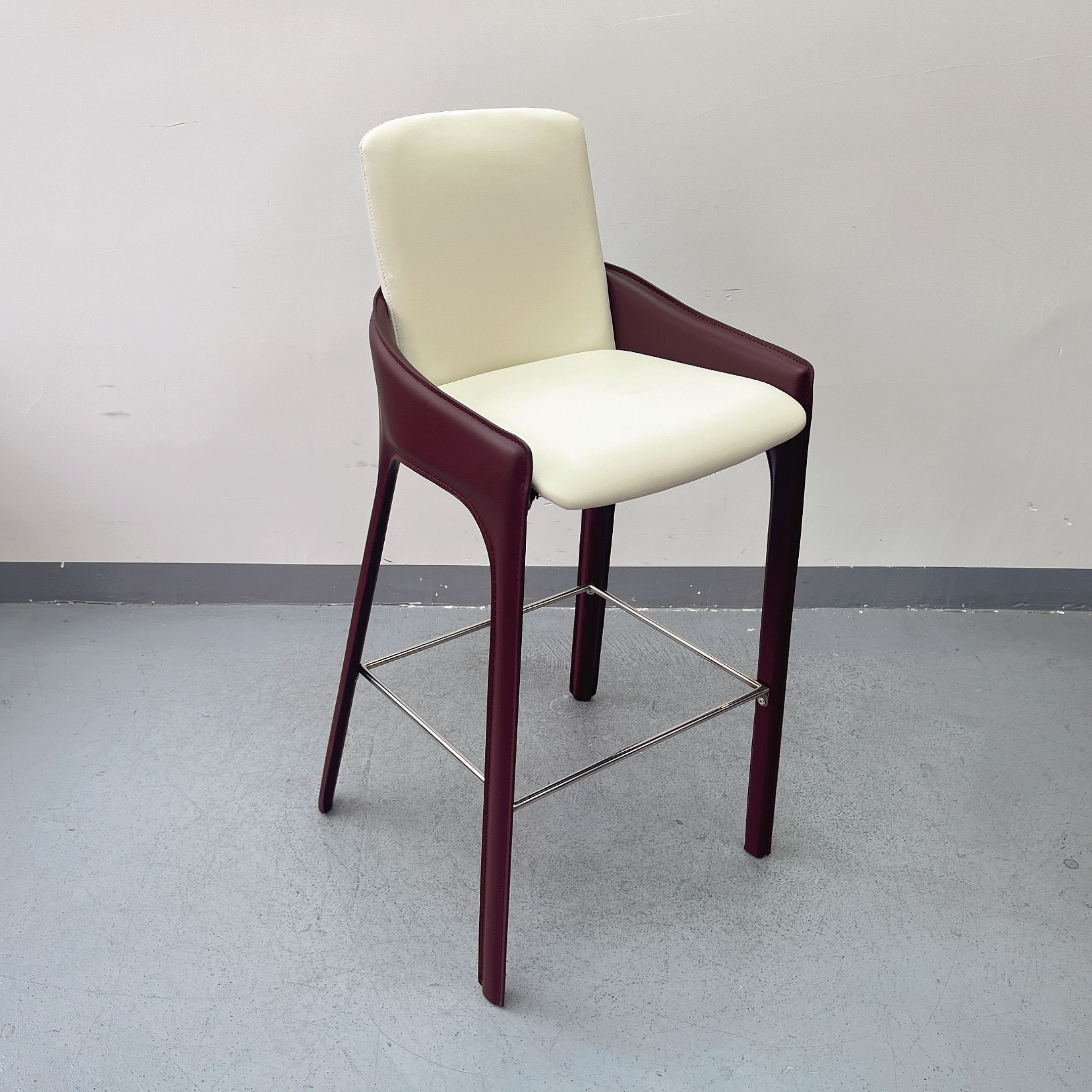 Sunrise Oriental Furniture - Stella Saddle Leather Counter Stool