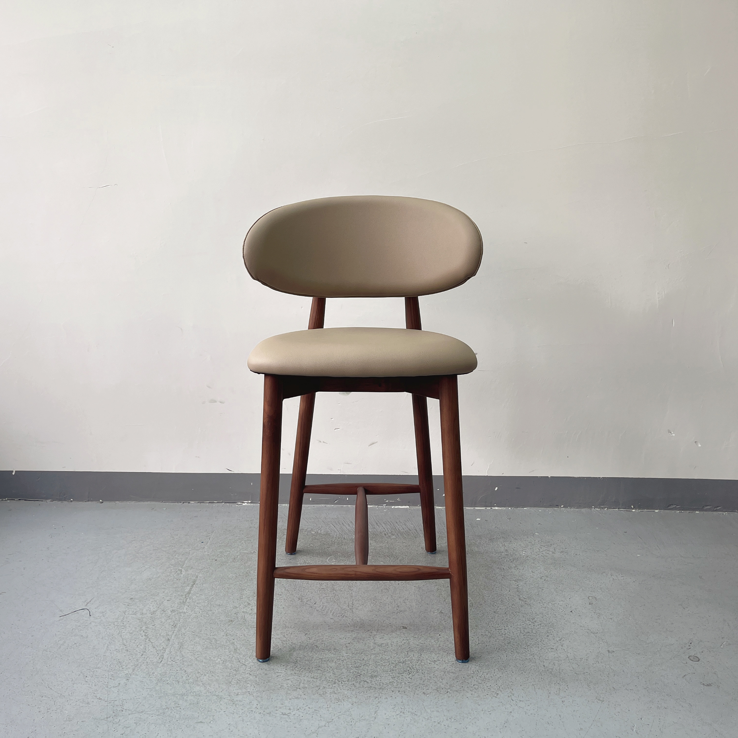 OLEANDRO wooden high bar chair SOQ-86C