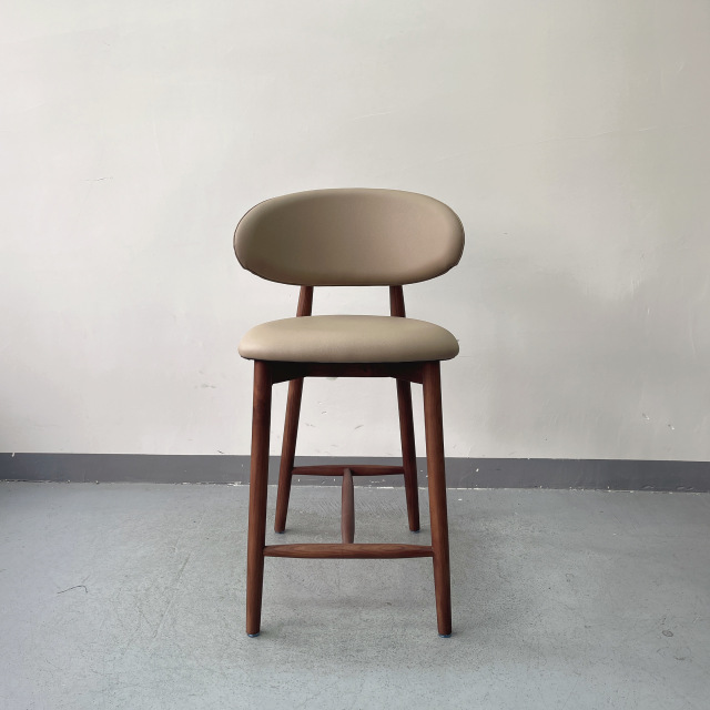 OLEANDRO wooden high bar chair SOQ-86C