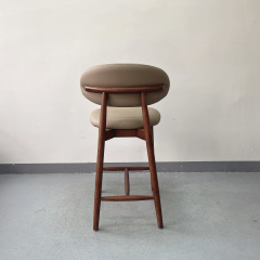 OLEANDRO wooden high bar chair SOQ-86C