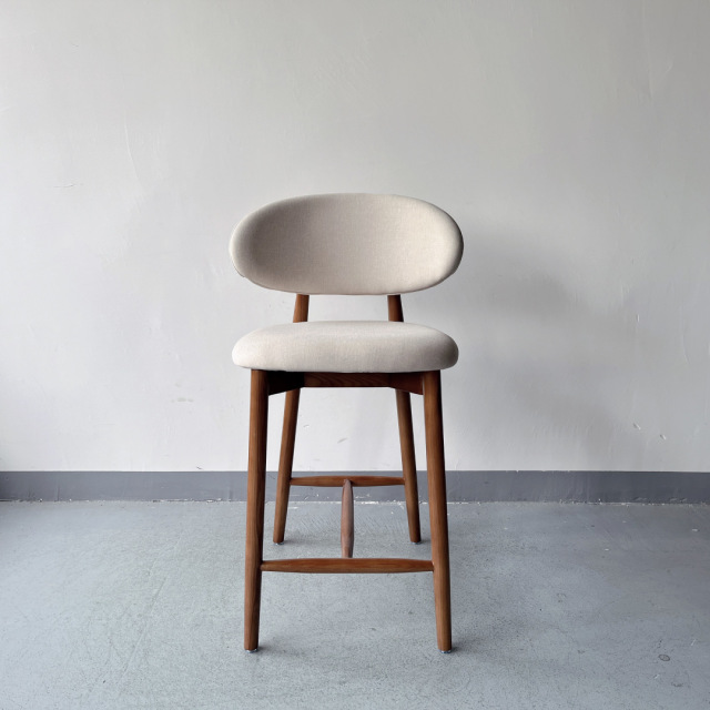 OLEANDRO wooden high bar chair SOQ-86C