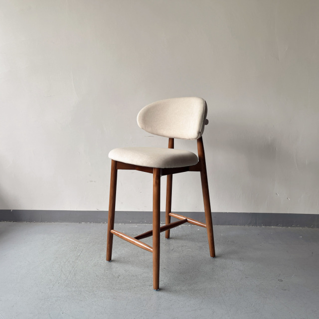 OLEANDRO wooden high bar chair SOQ-86C