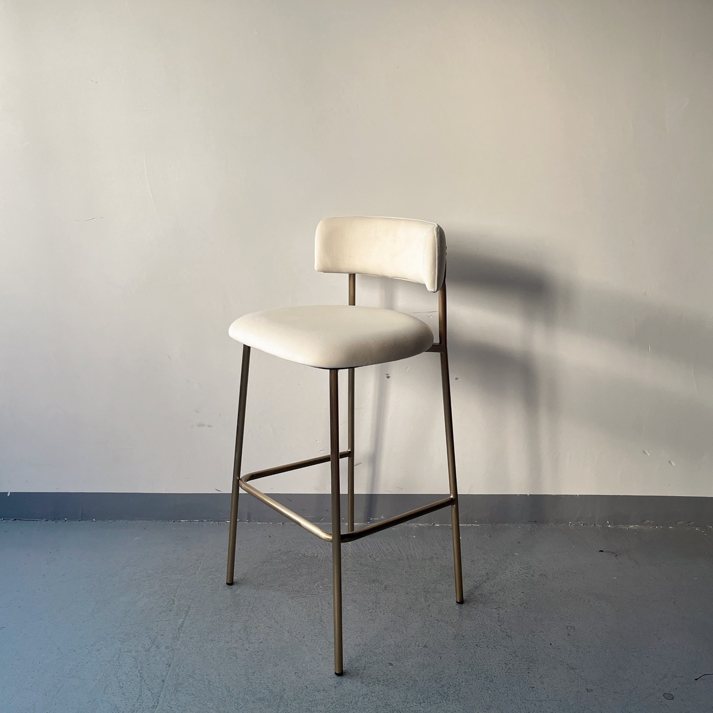 Sunrise Oriental Furniture - the stainless steel Kede Counter Stool