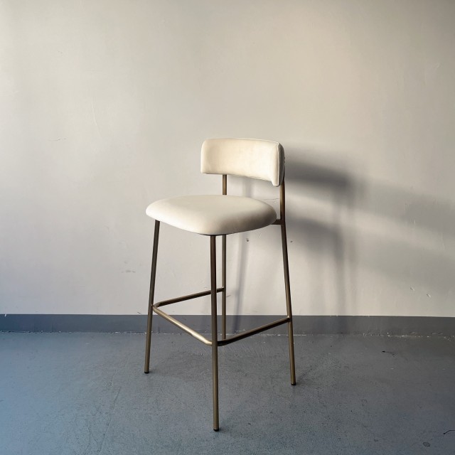 Sunrise Oriental Furniture - the stainless steel Kede Counter Stool