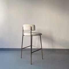 Sunrise Oriental Furniture - the stainless steel Kede Counter Stool