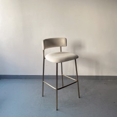 Sunrise Oriental Furniture - the stainless steel Kede Counter Stool