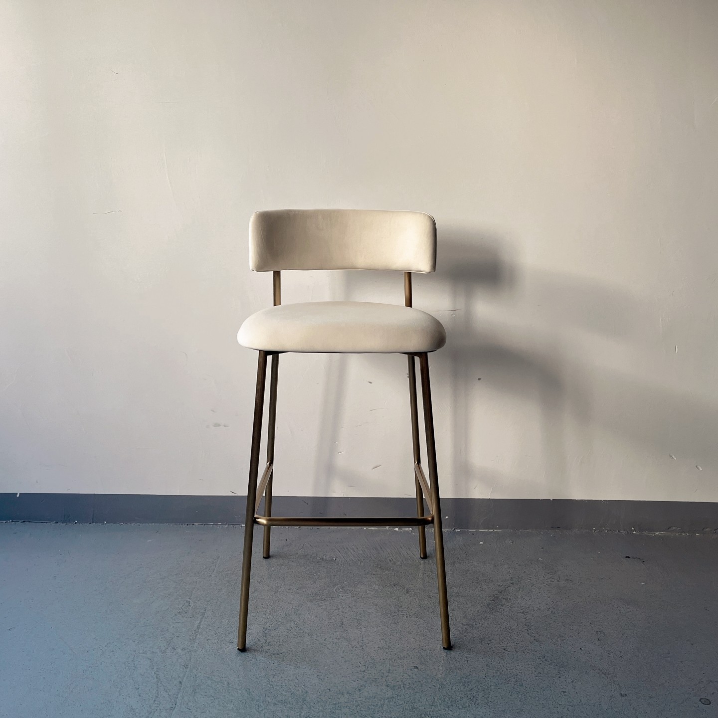 Sunrise Oriental Furniture - the stainless steel Kede Counter Stool