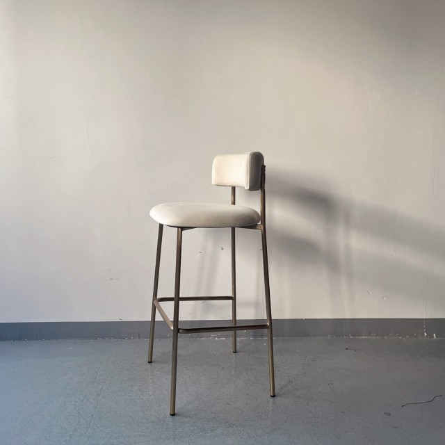 Sunrise Oriental Furniture - the stainless steel Kede Counter Stool