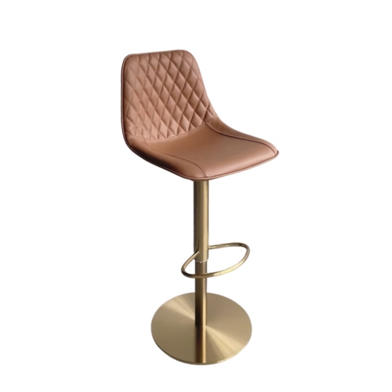 Sunrise Oriental Furniture - the Graf Leather Adjustable Bar Stool