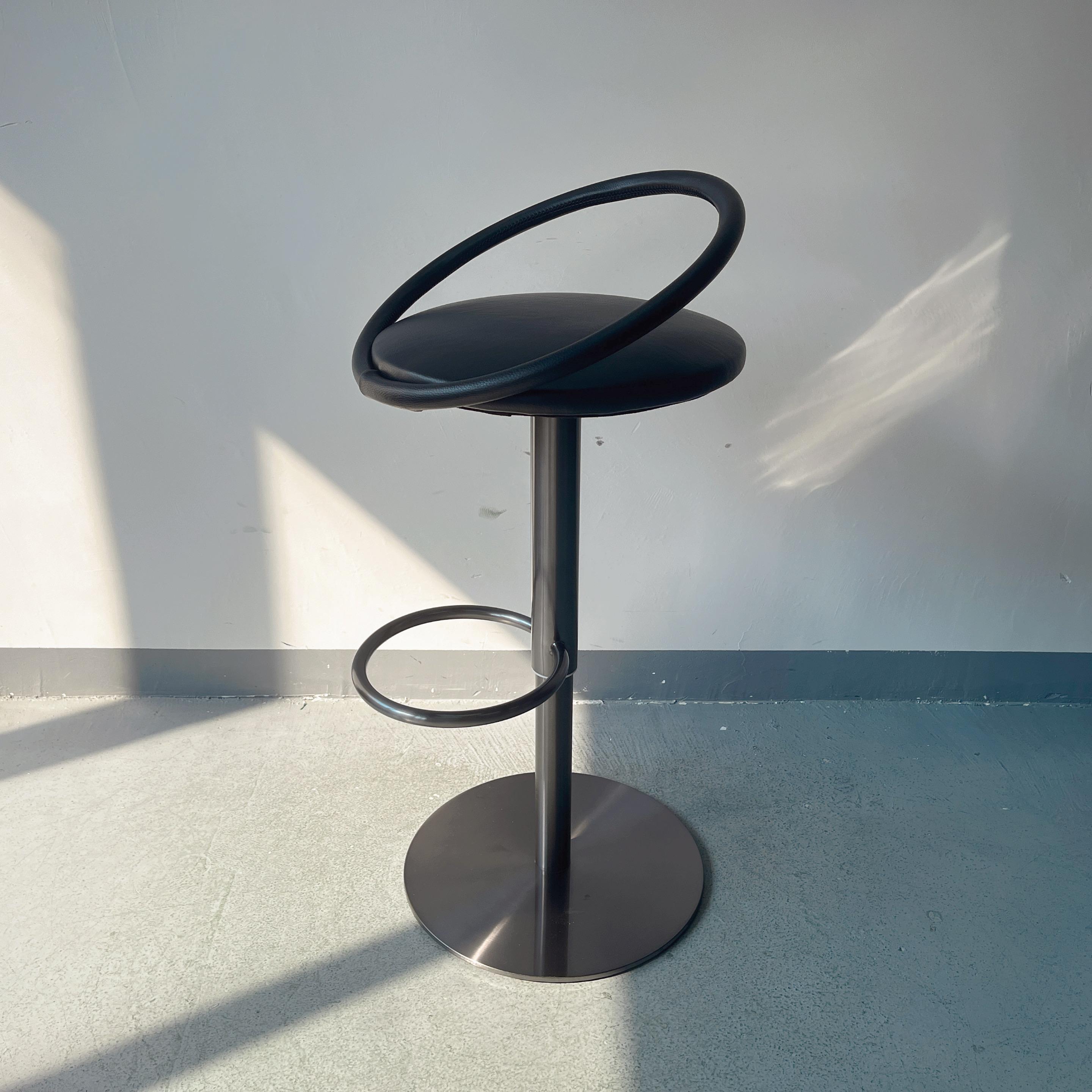 Sunrise Oriental Furniture - the Fizzy Leather Bar Stool