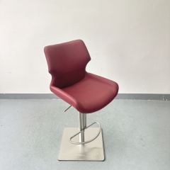 Sunrise Oriental Furniture - the Ava Faux Leather Gas Lift Bar Stool For Counter/ Kitchen Island